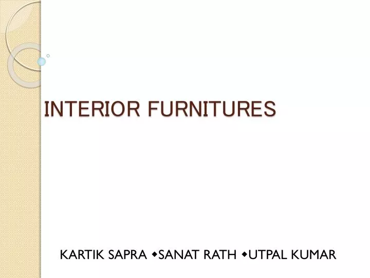 interior furnitures