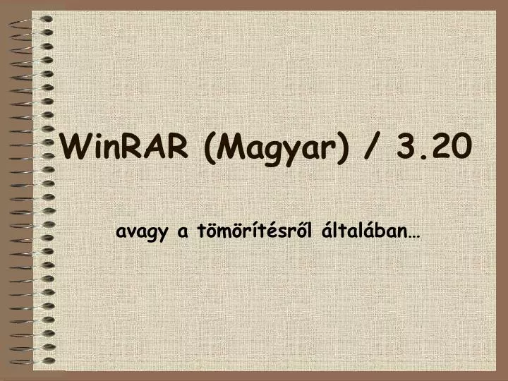 winrar magyar 3 20