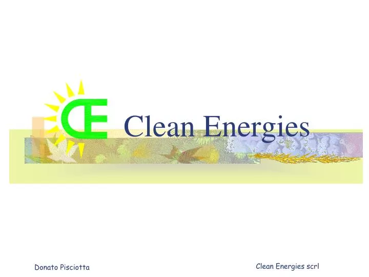 clean energies