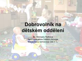 dobrovoln k na d tsk m odd len