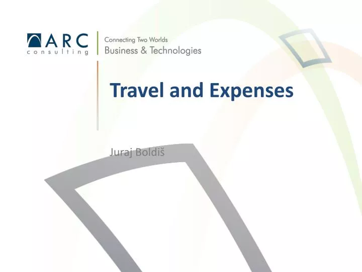 travel and expenses