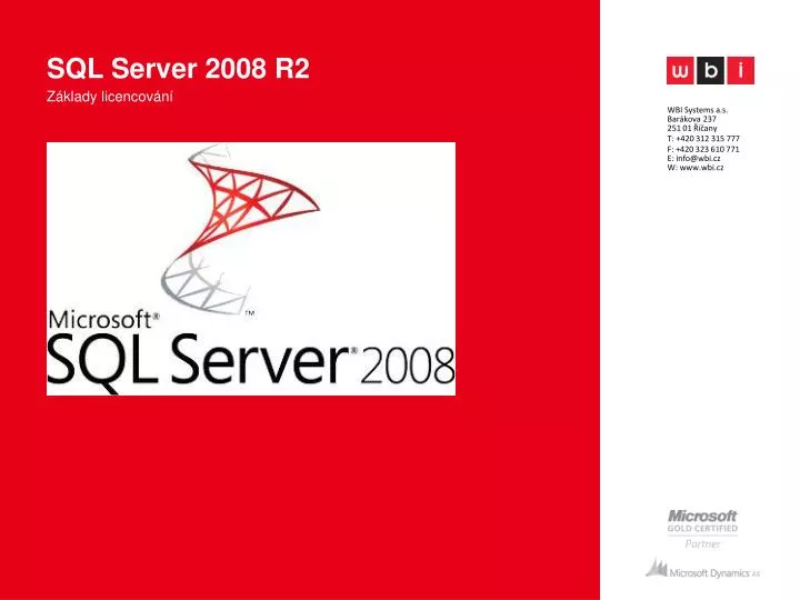 sql server 2008 r2