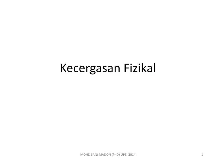 Ppt Kecergasan Fizikal Powerpoint Presentation Free Download Id