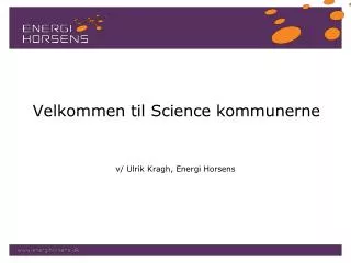 velkommen til science kommunerne