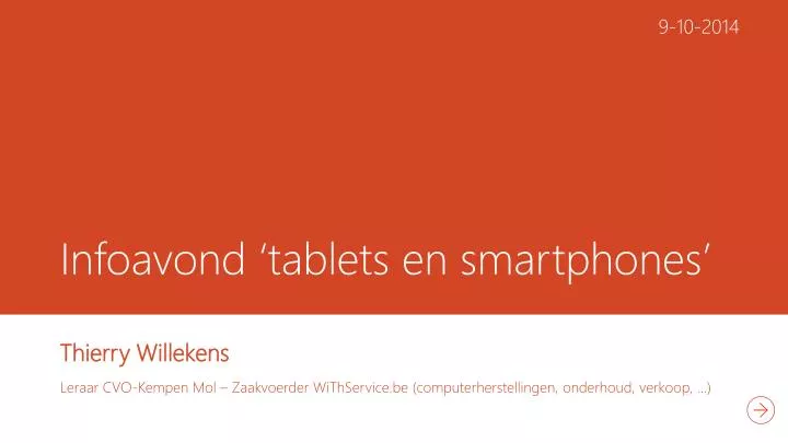 infoavond tablets en smartphones