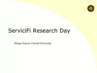 ServiciFi Research Day