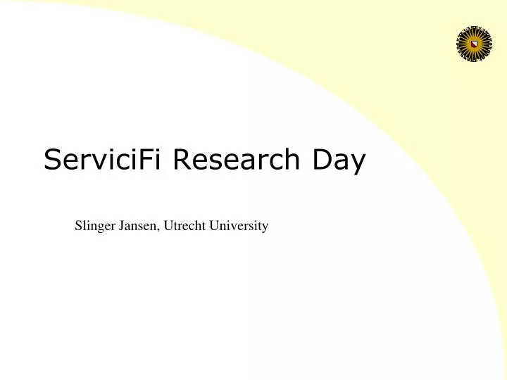 servicifi research day