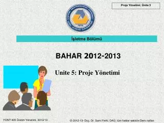 unite 5 proje y netimi