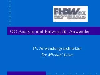 oo analyse und entwurf f r anwender