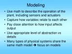 Modeling - slide 1