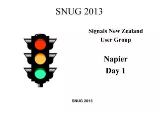 SNUG 2013