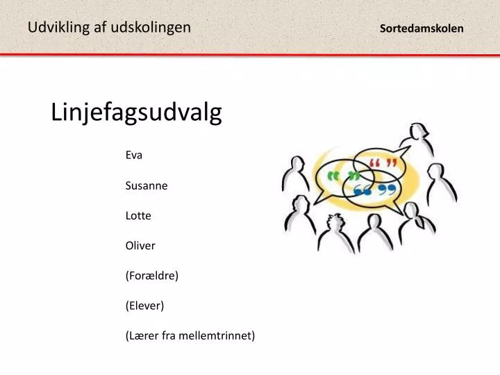 udvikling af udskolingen sortedamskolen
