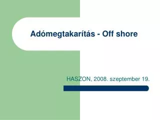 ad megtakar t s off shore