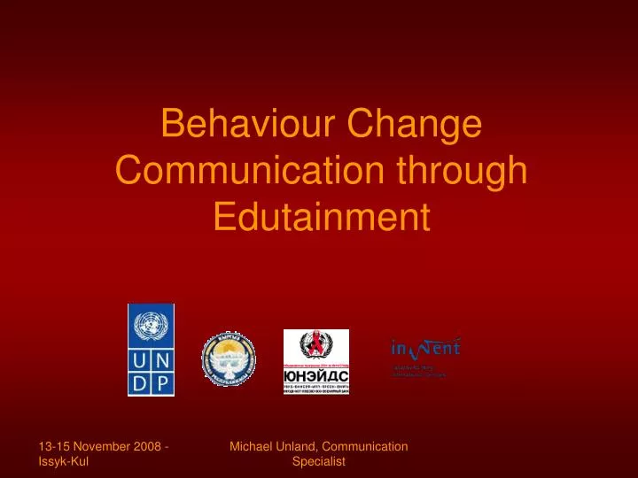 behaviour change communication through edutainment
