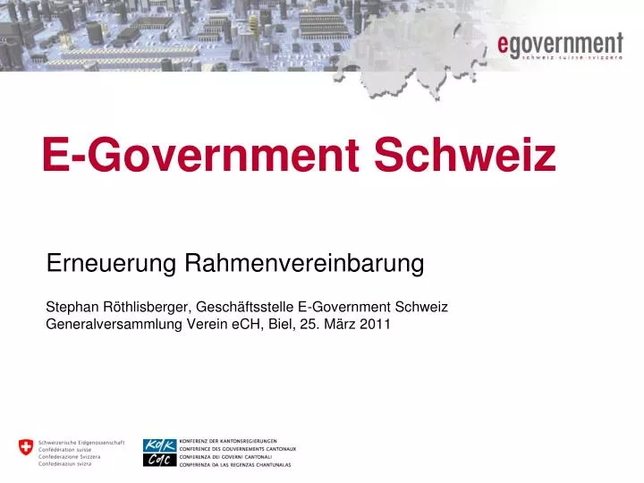 e government schweiz
