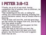 I PETER 3:8-12 - slide 1