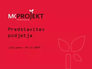 predstavitev podjetja
