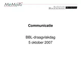 communicatie