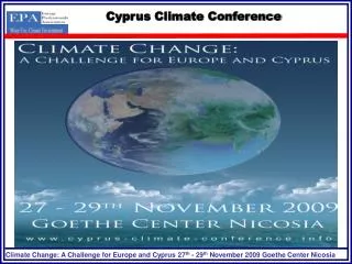 Cyprus Climate Conference