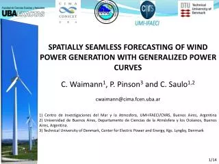 Spatially seamless forecasting of wind power generation with generalized power curves