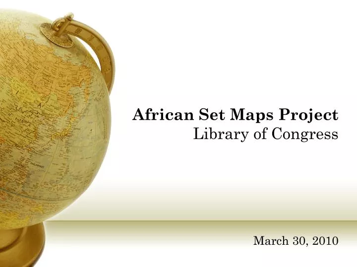 african set maps project library of congress