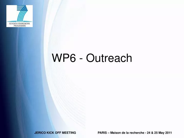 wp6 outreach