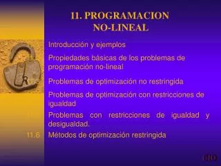 11 programacion no lineal