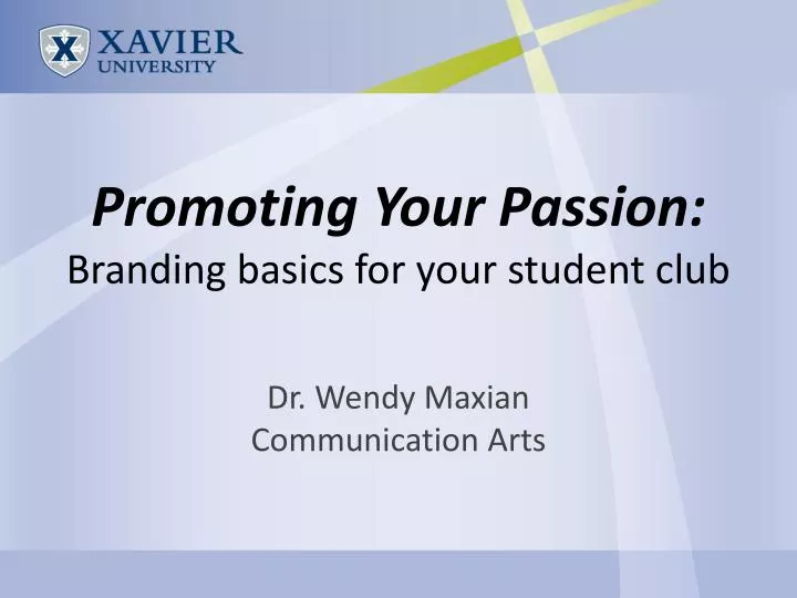 promoting your passion branding basics for your student club