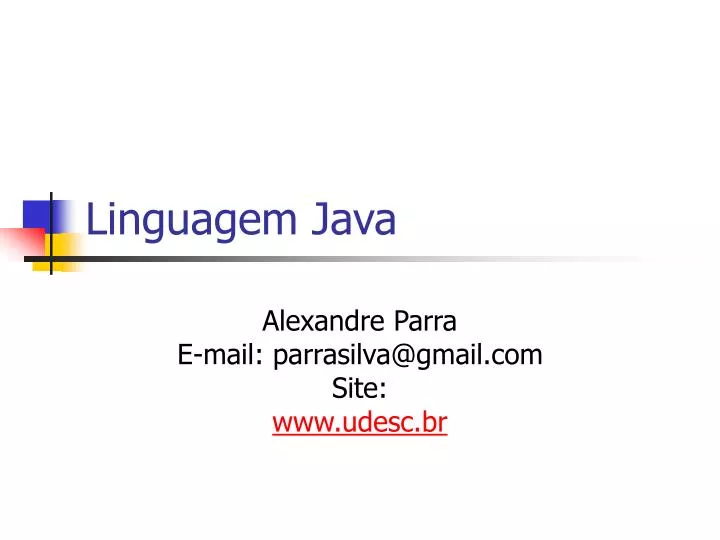 linguagem java