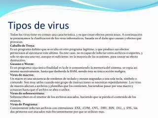 tipos de virus