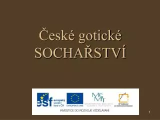 esk gotick socha stv