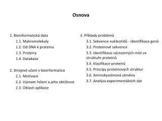 osnova