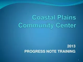 Coastal Plains Community Center