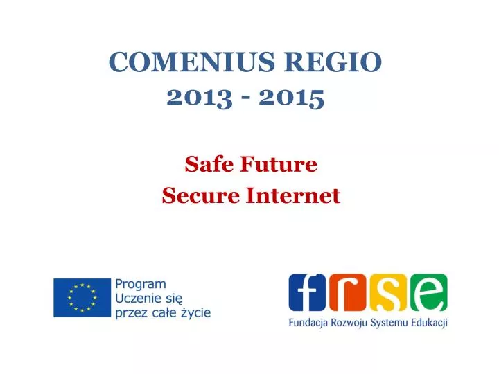 comenius regio 2013 2015