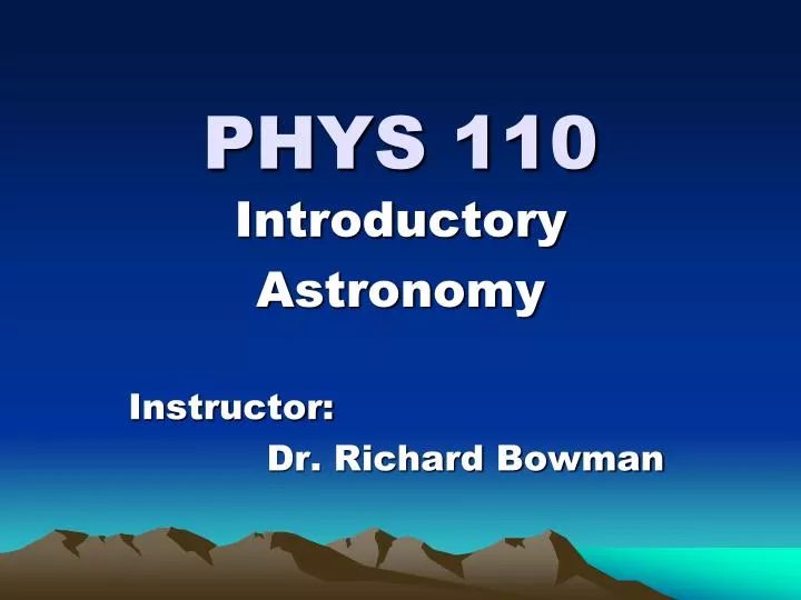 phys 110