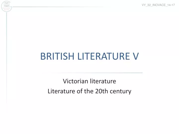 british literature v