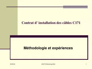 contrat d installation des c bles c171