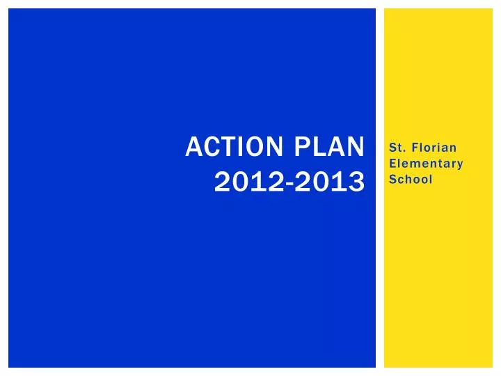 action plan 2012 2013