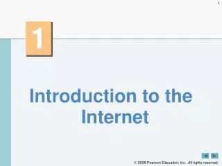 Introduction to the Internet