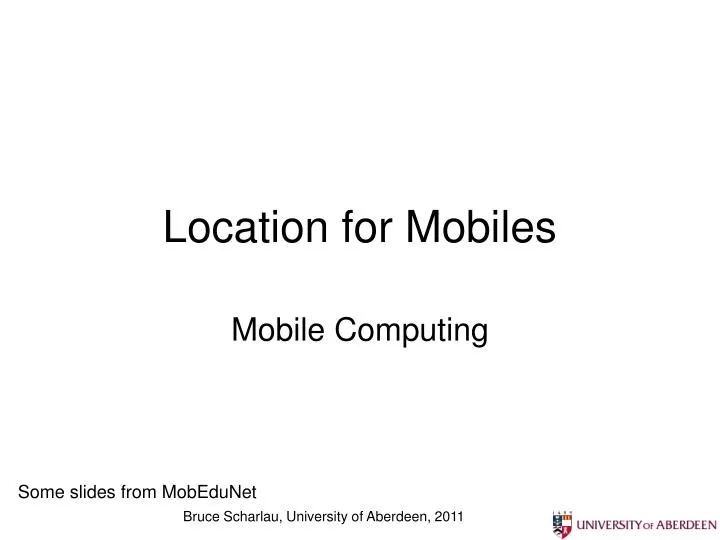 location for mobiles