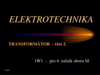 elektrotechnika