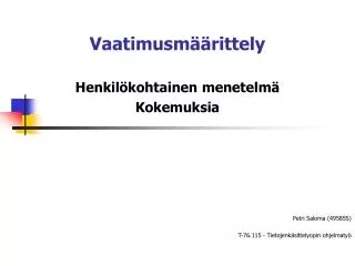 vaatimusm rittely