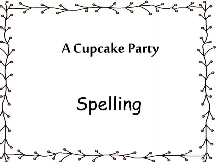 a cupcake party