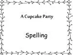 A Cupcake Party - slide 1