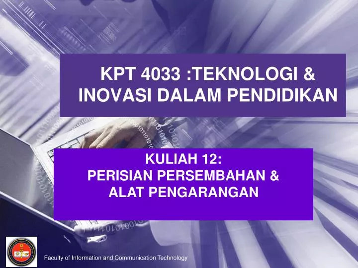 kpt 4033 teknologi inovasi dalam pendidikan