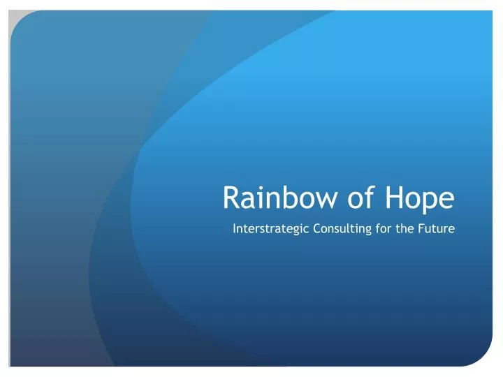 rainbow of hope