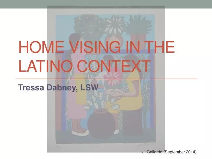 home vising in the latino context
