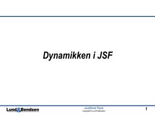dynamikken i jsf