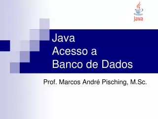 java acesso a banco de dados