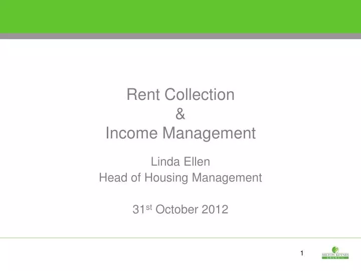 rent collection income management
